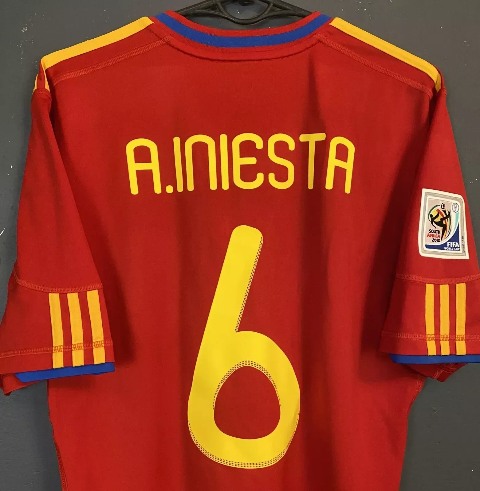 Camisa Retrô Espanha 2010 Masculina