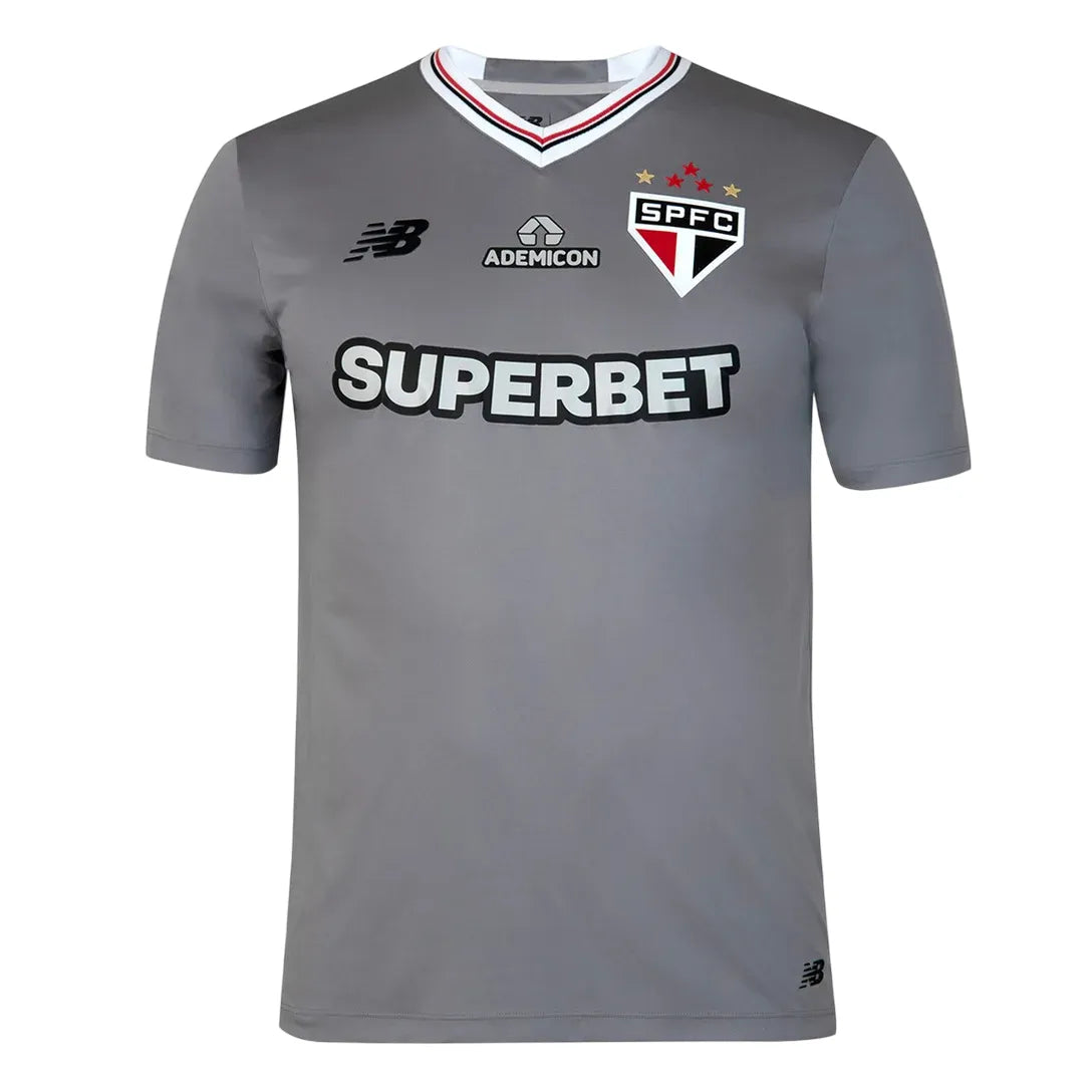 Conjunto Camiseta Spfc Grey Day 2025/26 Masculino
