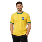 Camisa Retrô Brasil 1970 Masculina