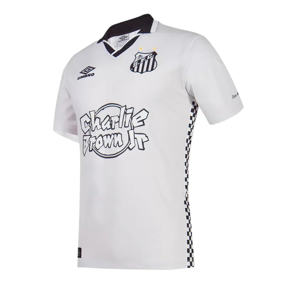 Camisa Santos Charlie Brown Jr. Dias Glória Masculina