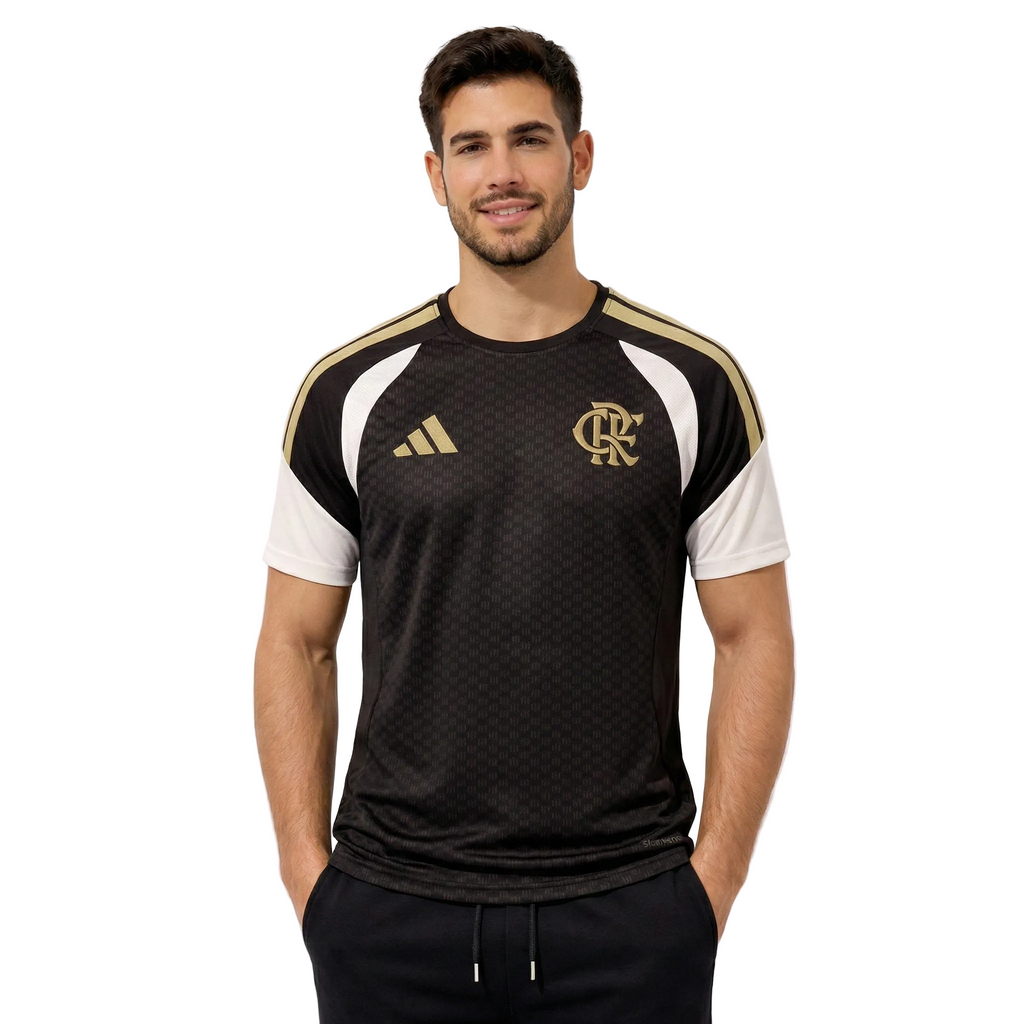 Camisa Flamengo Treino Marrom 2026/27 Masculina