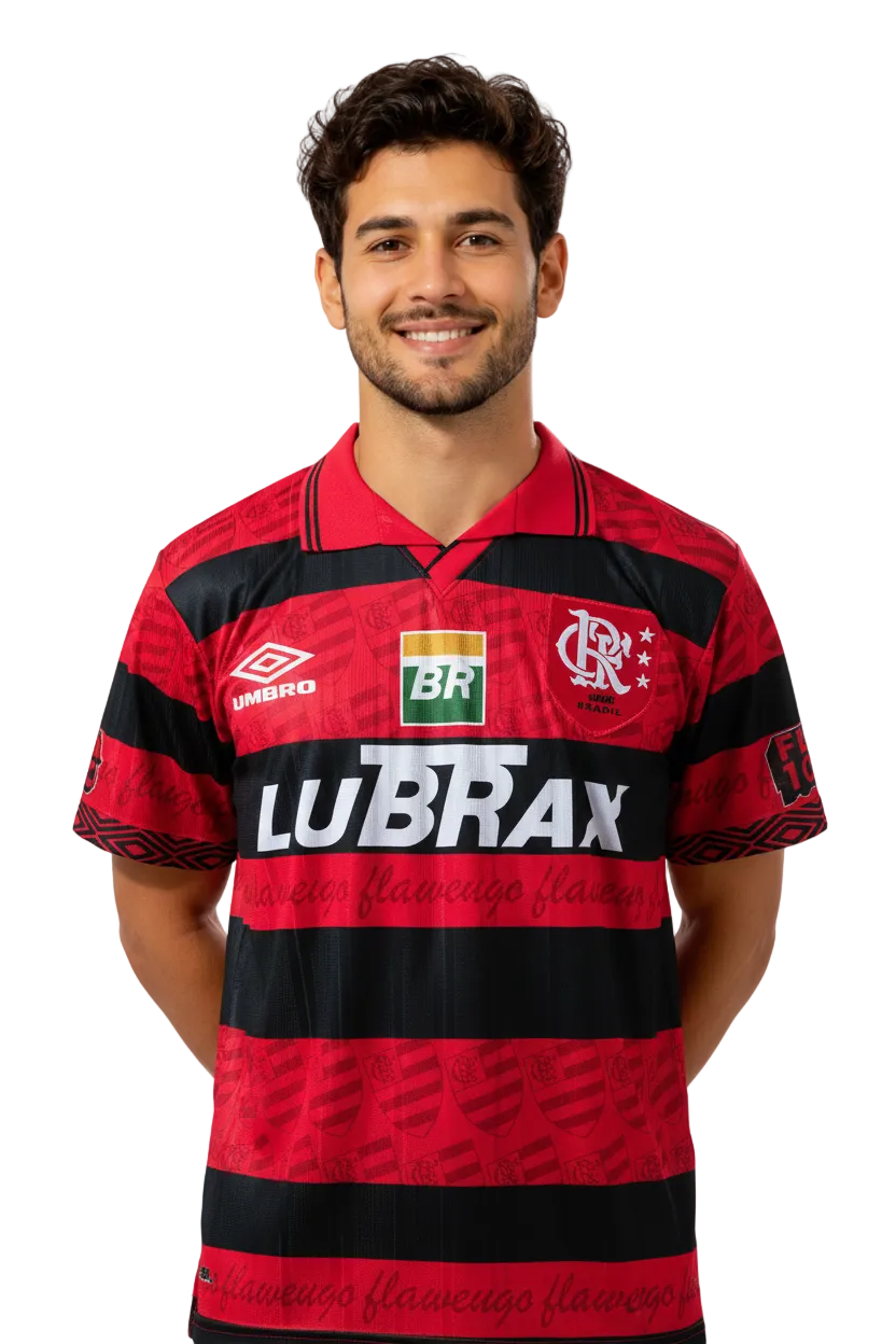 Camisa I Flamengo 1995 1995 Masculina