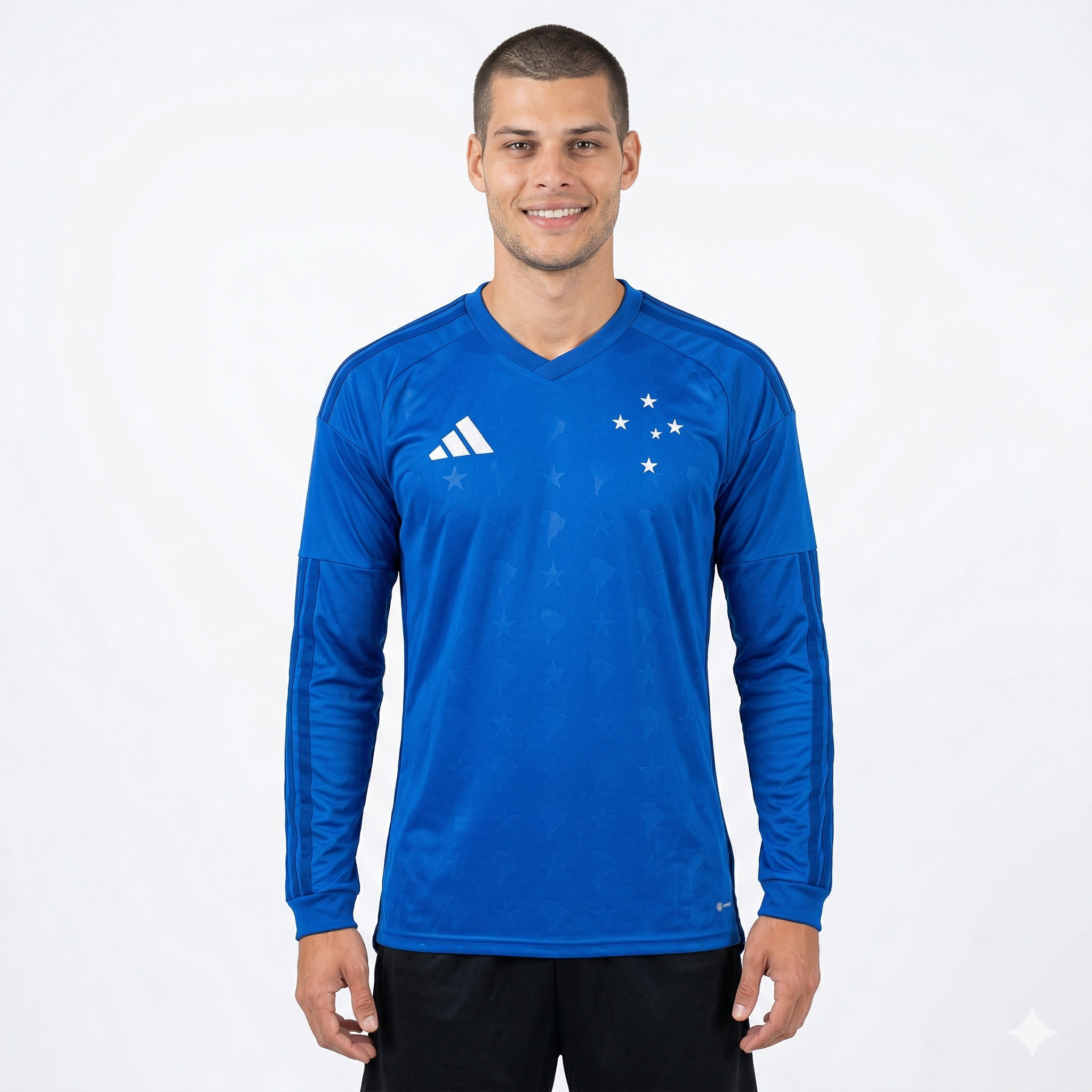 Camisa Manga Longa Cruzeiro Titular 2026/27 Masculina