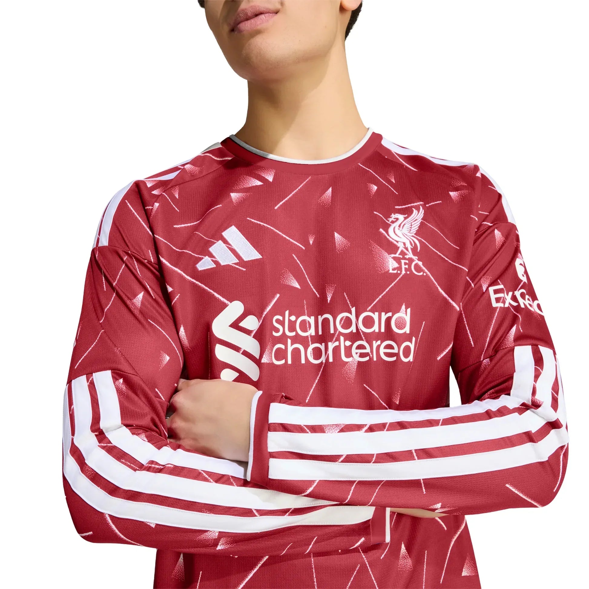 Camisa I Manga Longa Liverpool 2026/27 Jogador Masculina