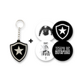Conjunto Kit Chaveiro + Adesivos Botafogo Masculino