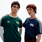 Camisa Oasis Adidas 3 Stripes Indigo Noturno e Creme