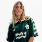 Camisa Oasis Live '25 X Adidas Verde e Creme