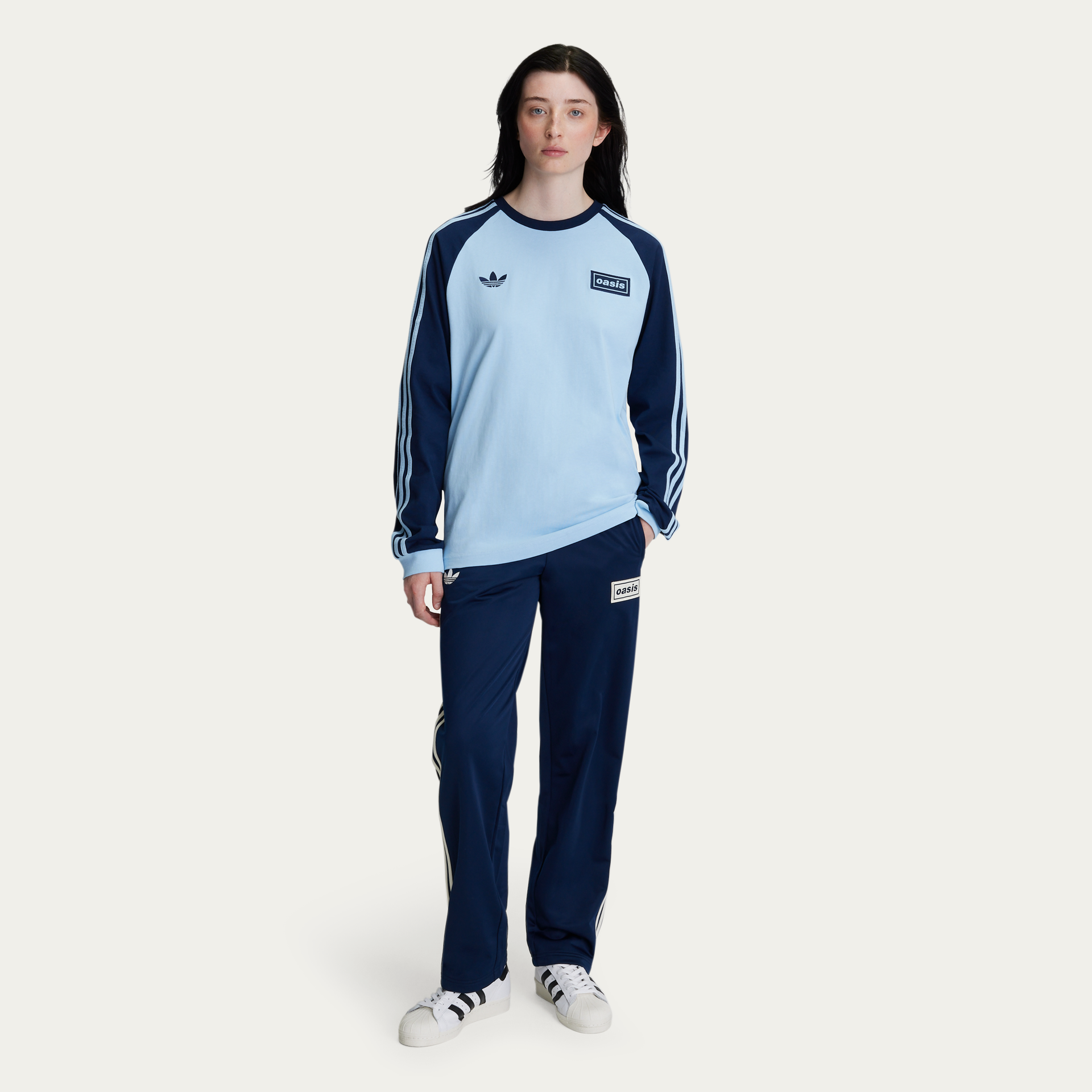 Camisa Manga Longa Live '25 Oasis Adidas Índigo Masculina