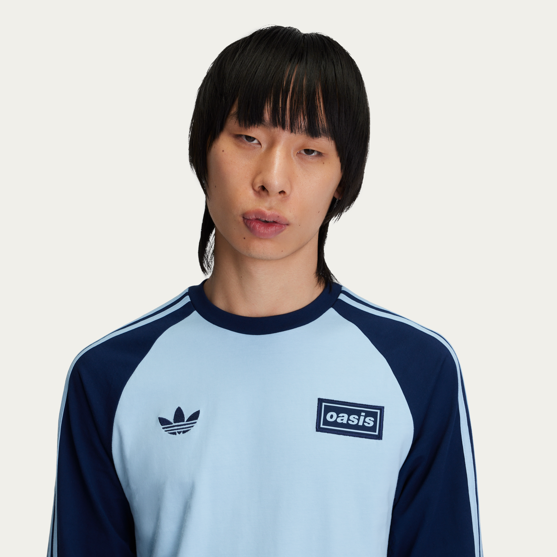 Camisa Manga Longa Live '25 Oasis Adidas Índigo Masculina