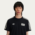 Camisa Oasis Adidas 3 Stripes Preto e Creme