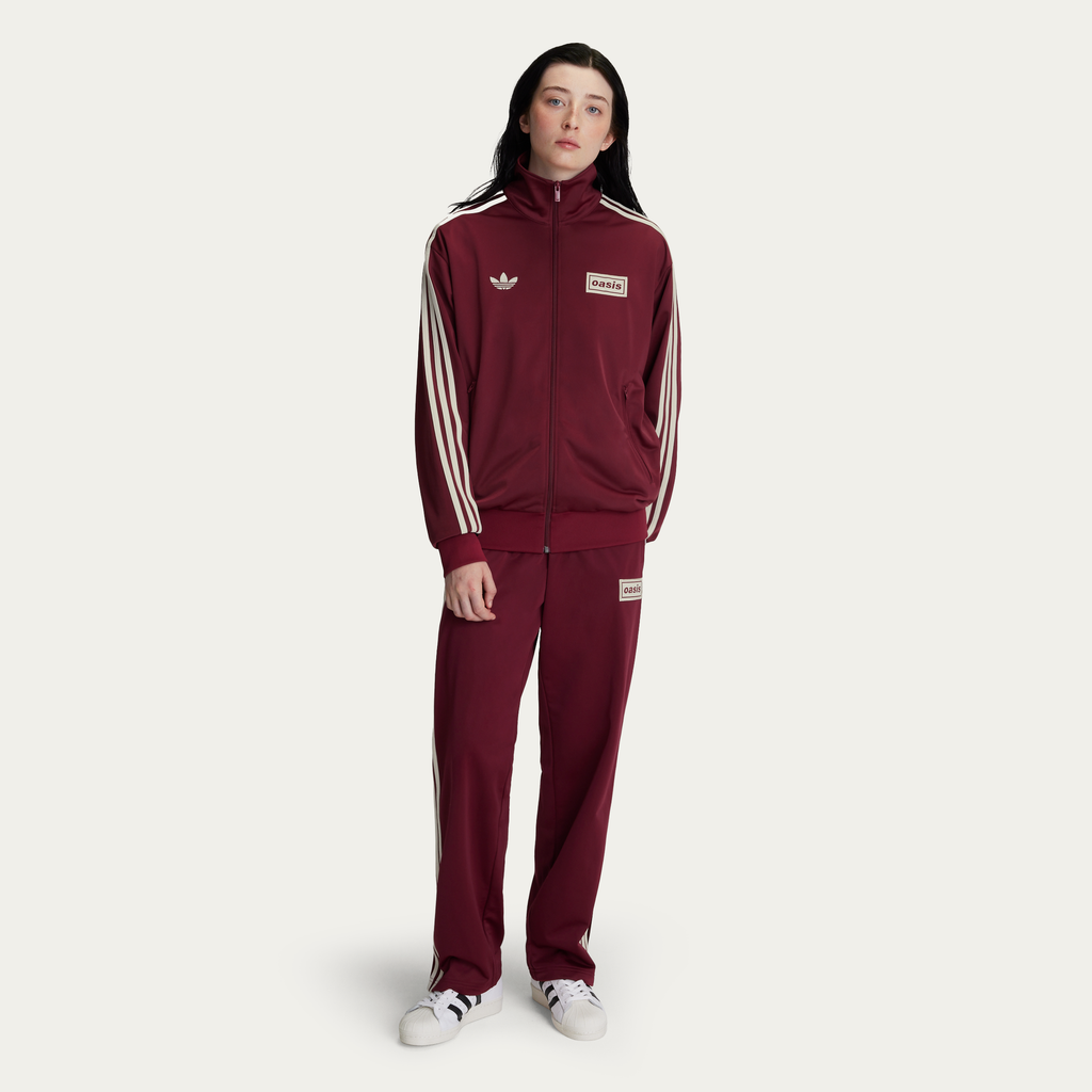 Camisa Calça Firebird Oasis Adidas Live '25 Marrom Masculina