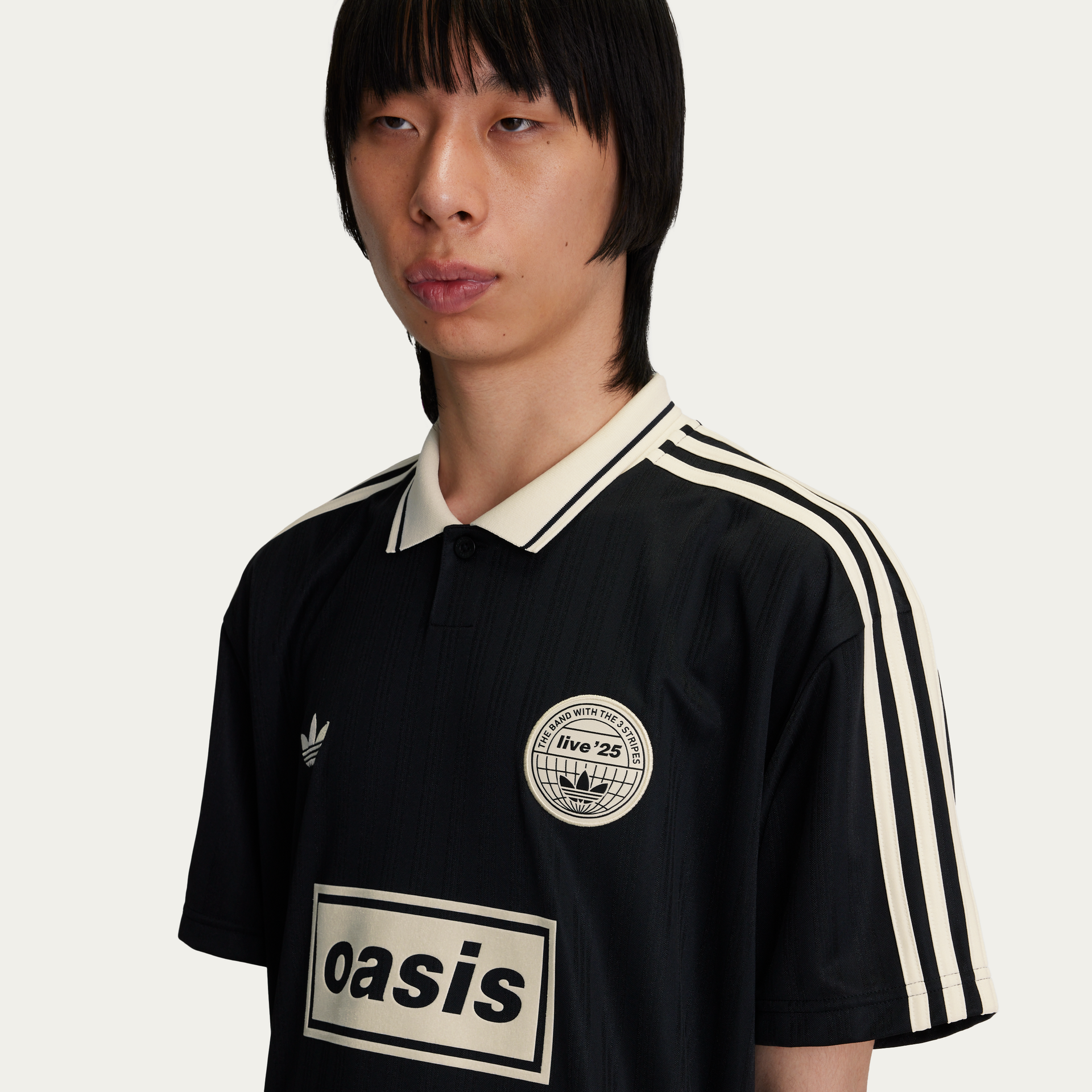 Camisa Oasis Live '25 X Adidas Preta