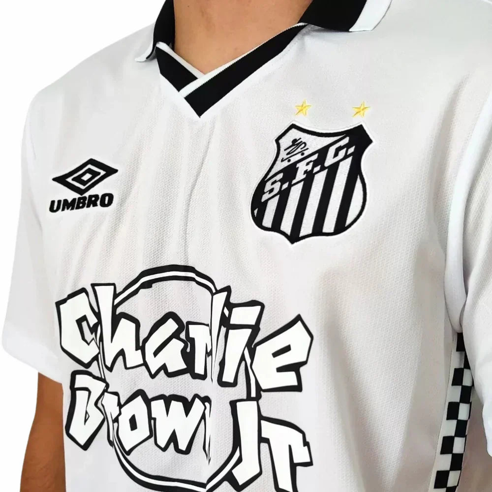 Camisa Santos Charlie Brown Jr. Dias Glória Masculina