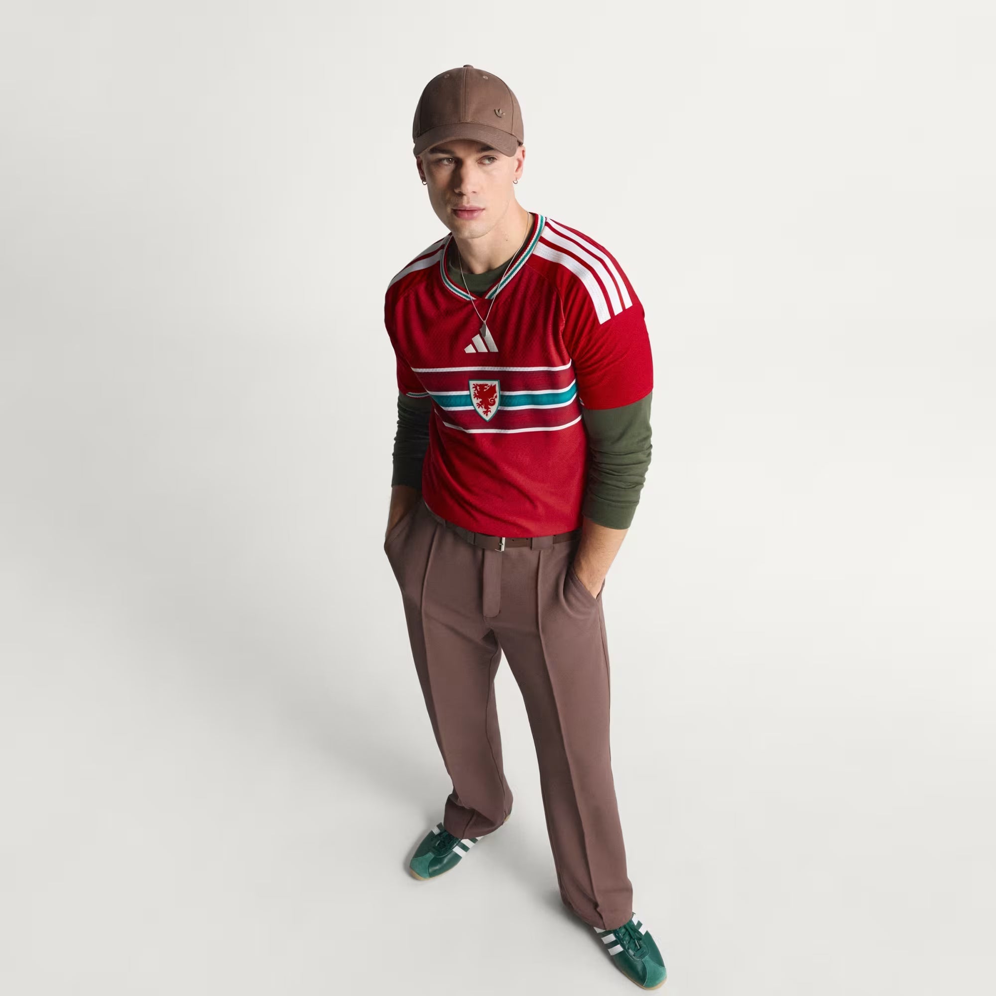 Camisa I País Gales 2026/27 Jogador Masculina