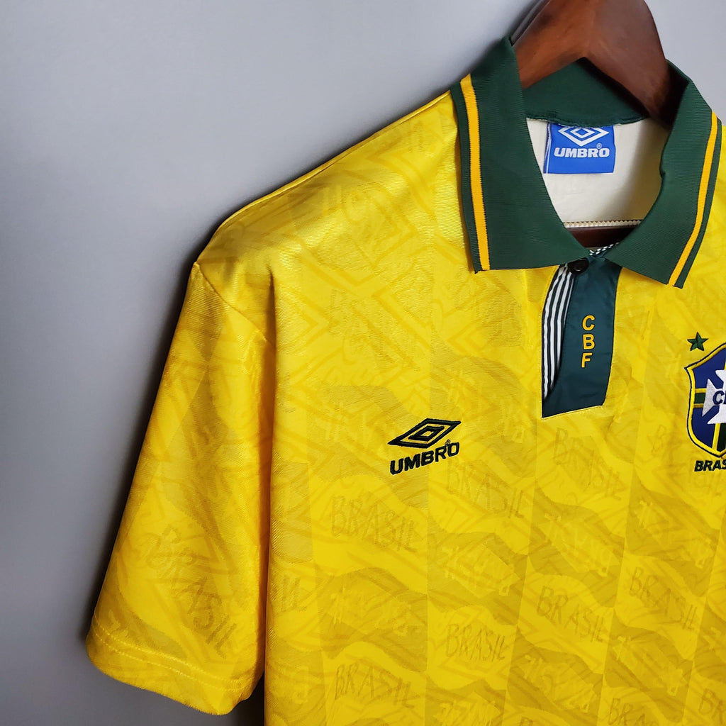 Camisa Retrô Brasil I 1991 Masculina