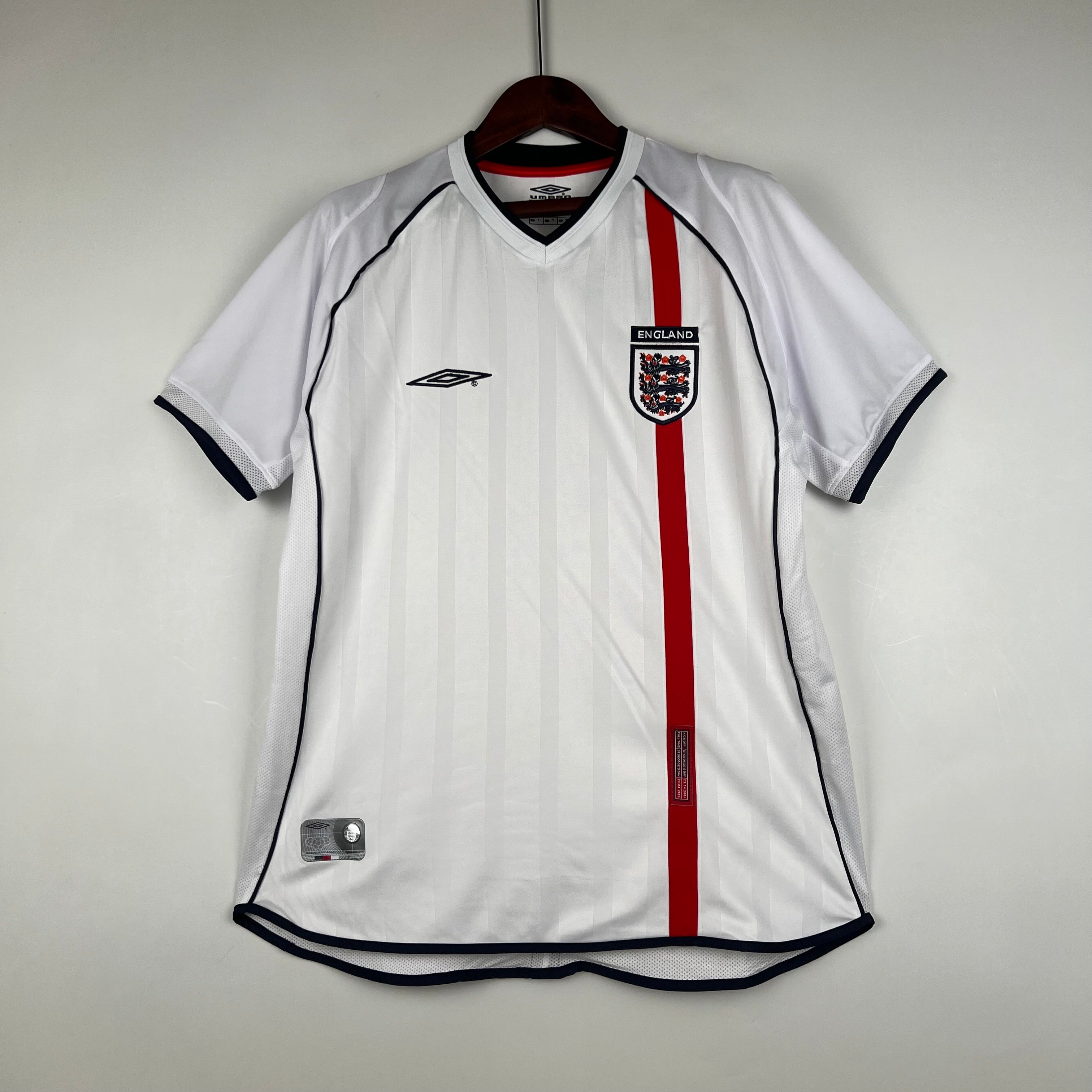 Camisa Retrô Inglaterra I 2002 Masculina