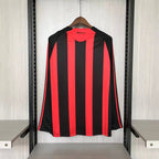 Camisa Manga Longa Retrô Milan I 2008 Masculina