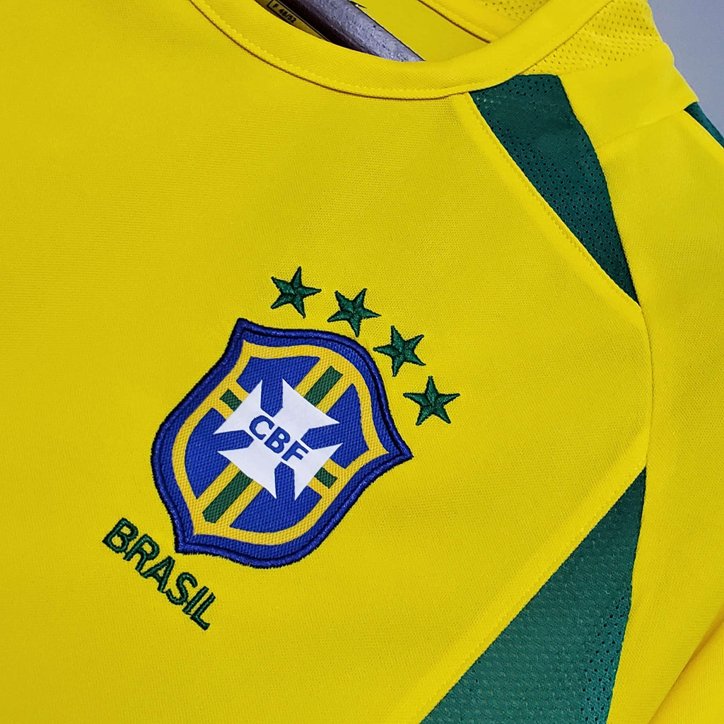 Camisa Retrô Brasil I 2002 Masculina