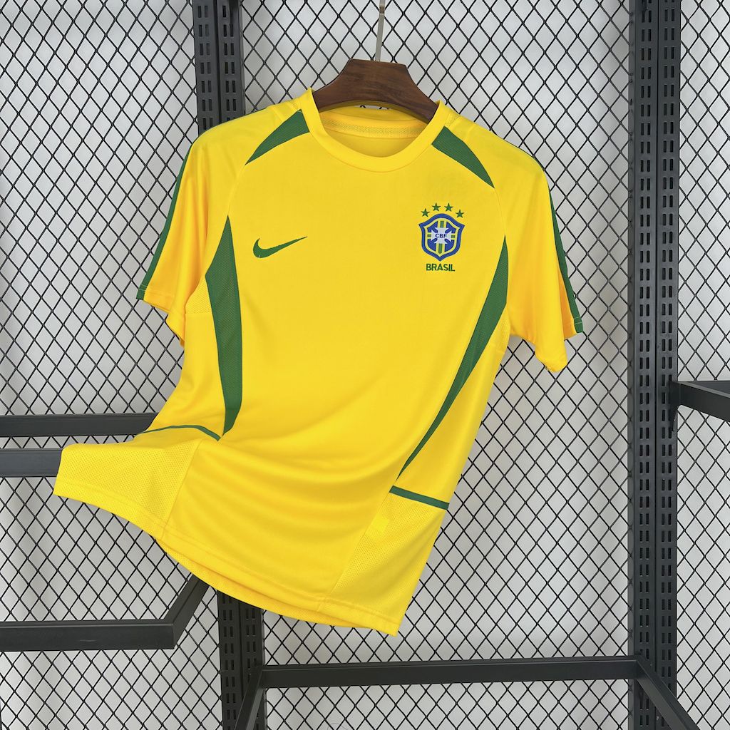 Camisa Retrô Brasil 2002/02 Masculina