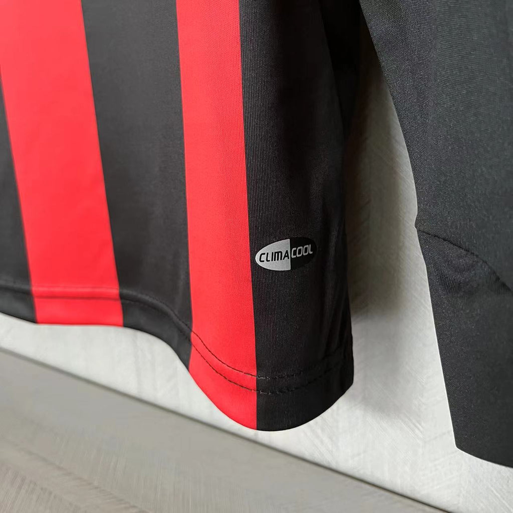 Camisa Manga Longa Retrô Milan I 2008 Masculina