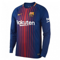 Camisa Manga Longa Retrô Barcelona I 2017 Masculina