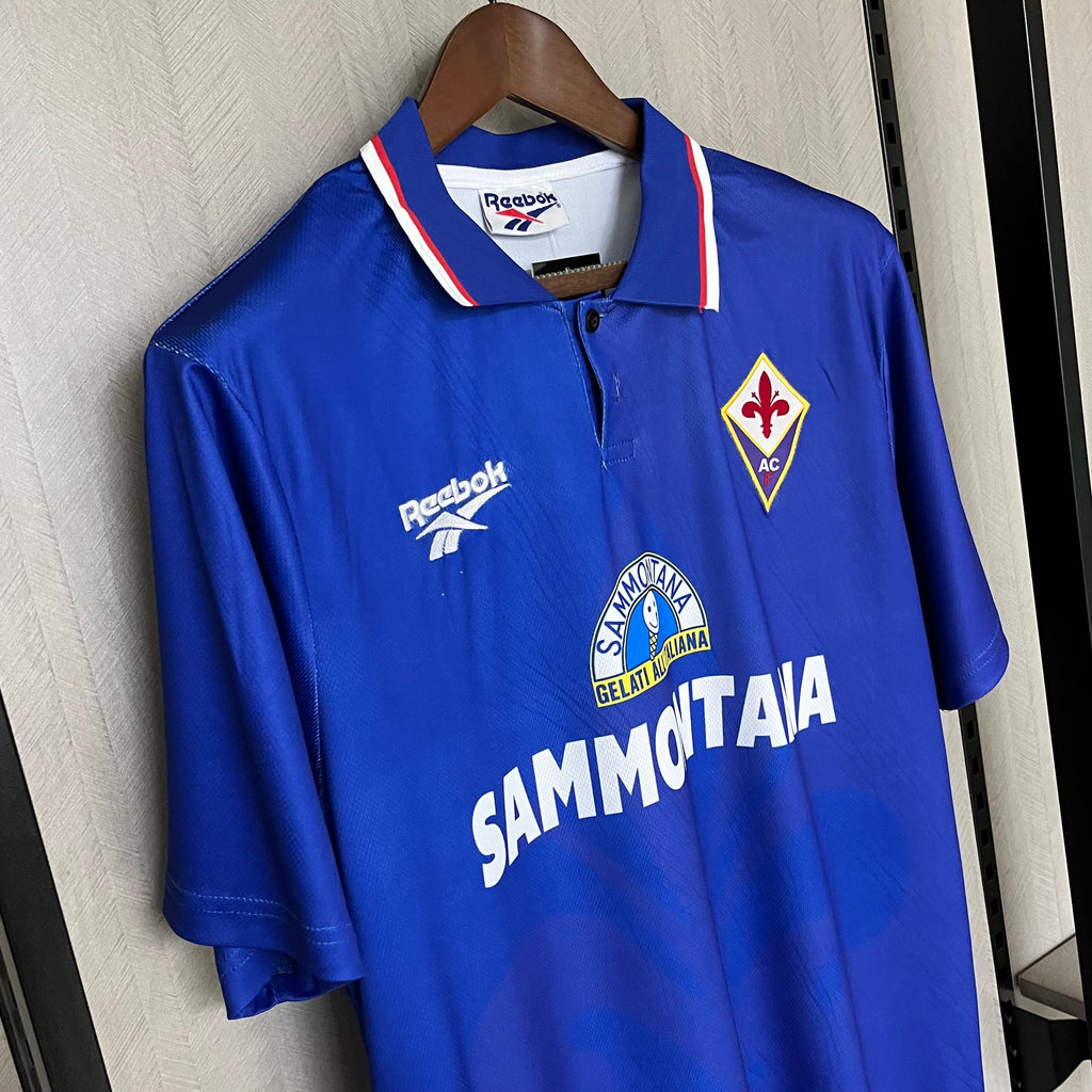 Camisa Retrô Fiorentina 1995 / 96 I 1995 Masculina