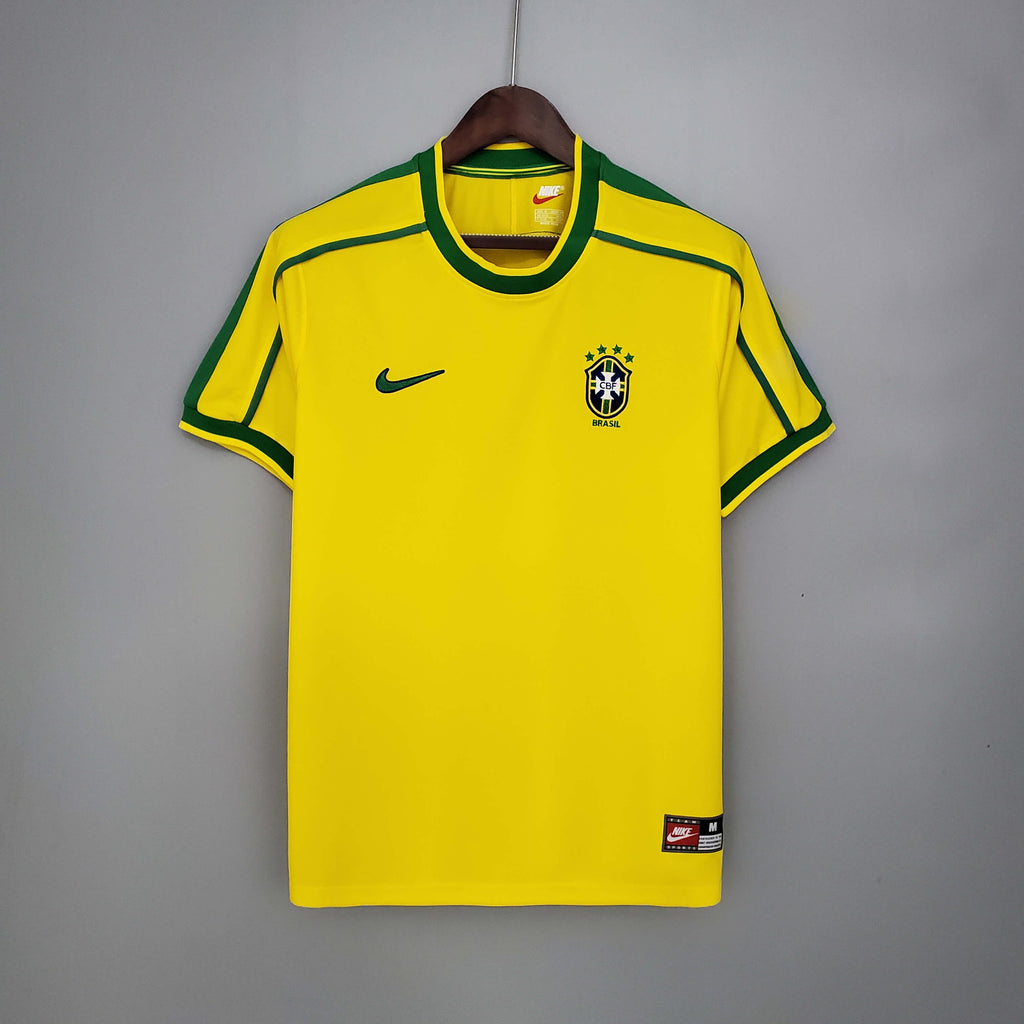 Camisa Retrô Brasil I 1998 Masculina