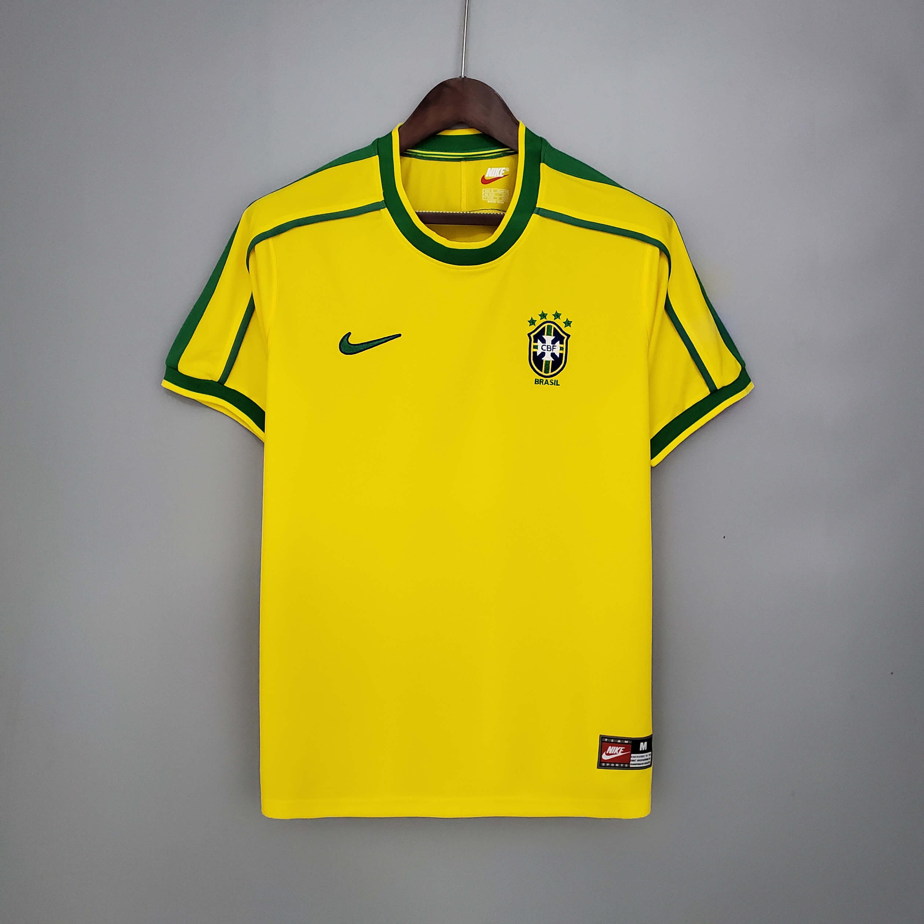 Camisa Retrô Brasil I 1998 Masculina