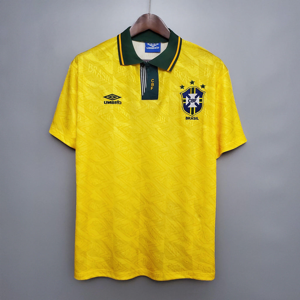 Camisa Retrô Brasil I 1991 Masculina