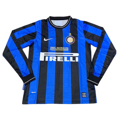Camisa Manga Longa Retrô Inter Milão I 2009 Masculina