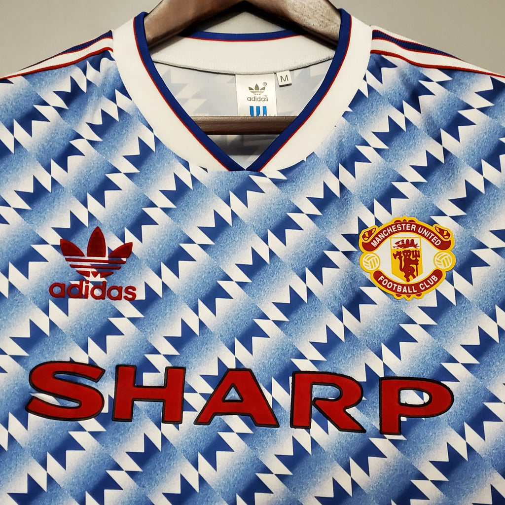 Camisa Retrô Manchester United II 1990 Masculina