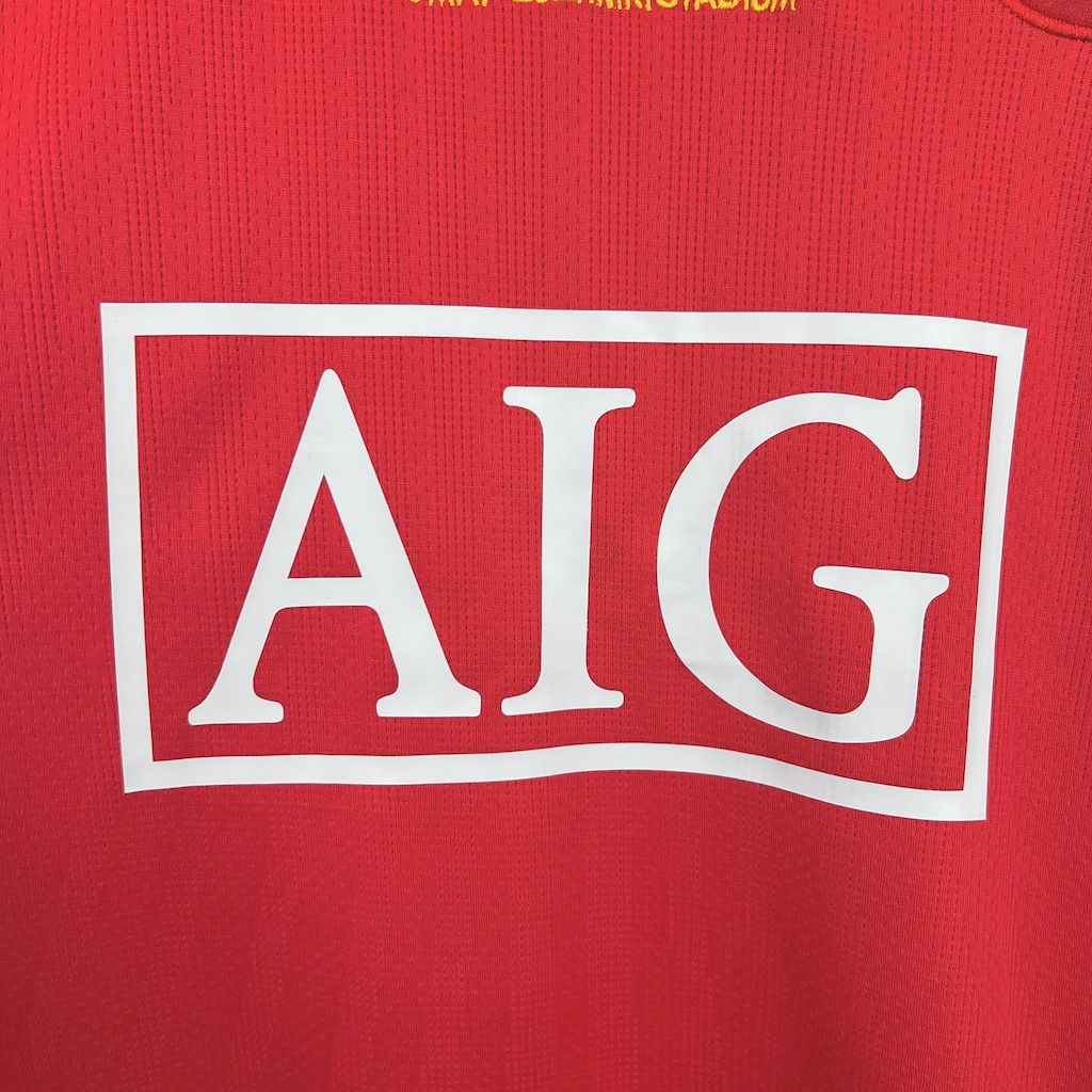 Camisa Retrô Manchester United I 2007/08 Masculina