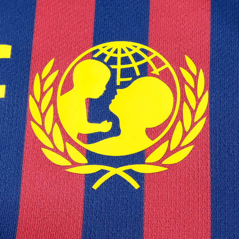 Camisa Manga Longa Retrô Barcelona I 2017 Masculina