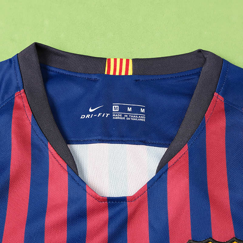 Camisa Manga Longa Retrô Barcelona I 2017 Masculina