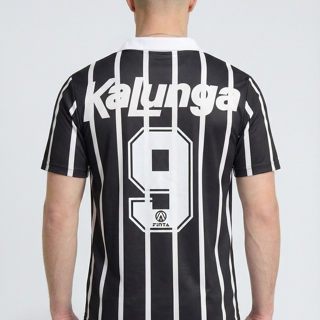 Camisa Retrô Timao 1990 Finta Kalunga 1990 Masculina