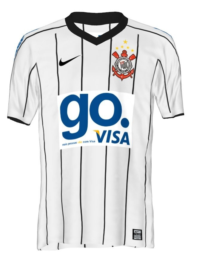 Camisa Retrô Timao Titular 2009 2009 Masculina