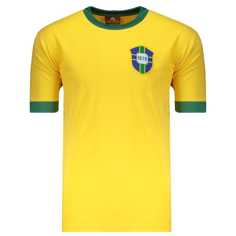 Camisa Retrô Brasil 1970 Masculina
