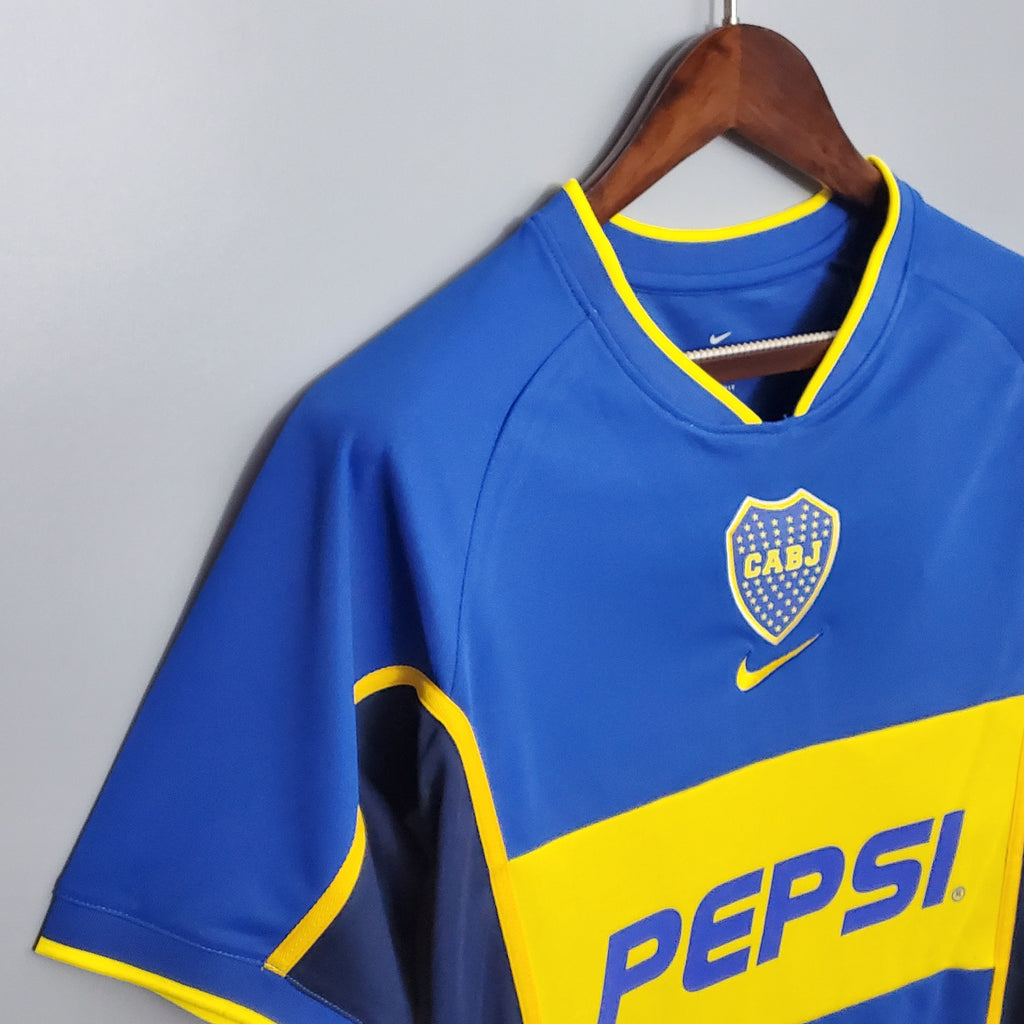 Camisa Retrô Boca Juniors I 2001/02 Masculina