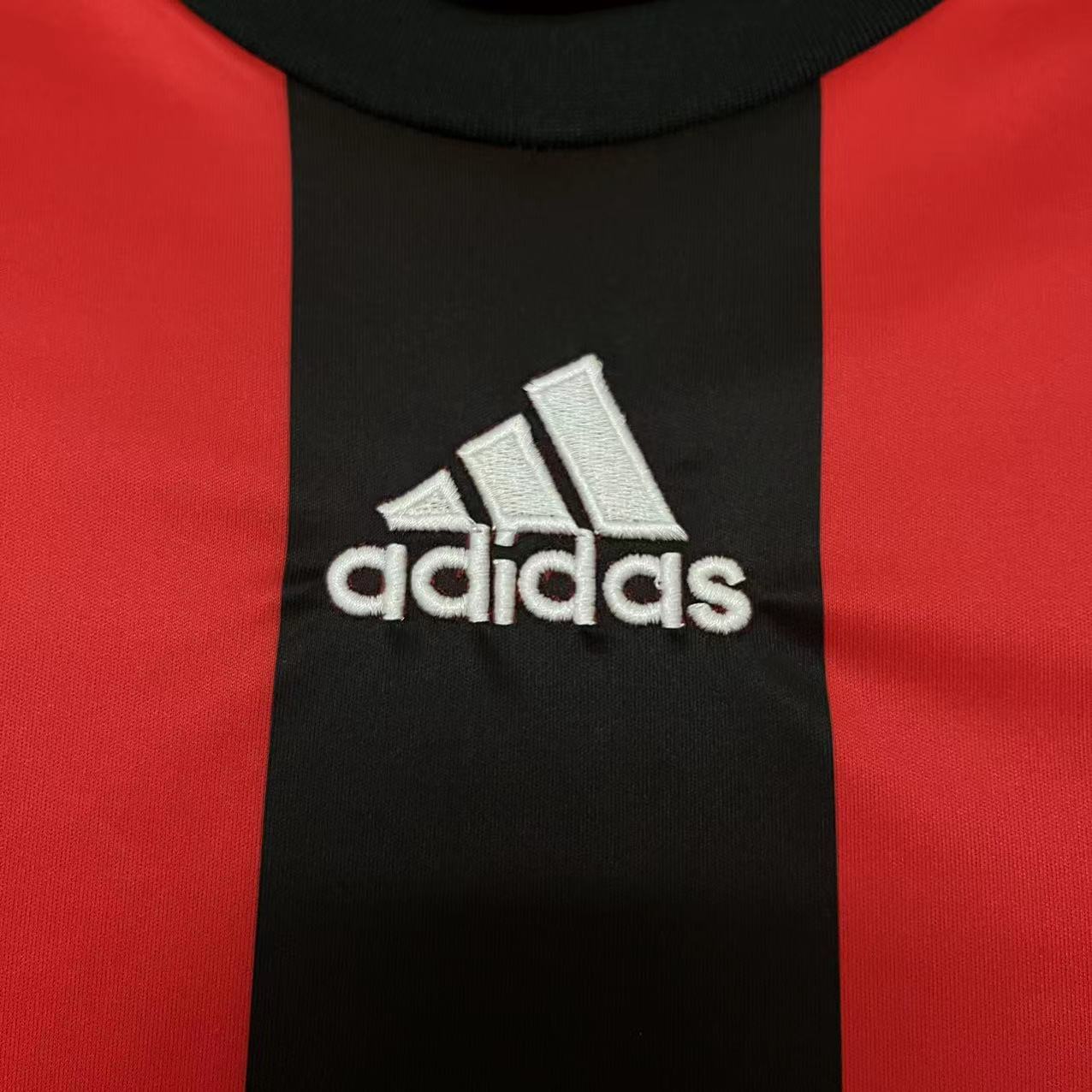 Camisa Manga Longa Retrô Milan I 2008 Masculina