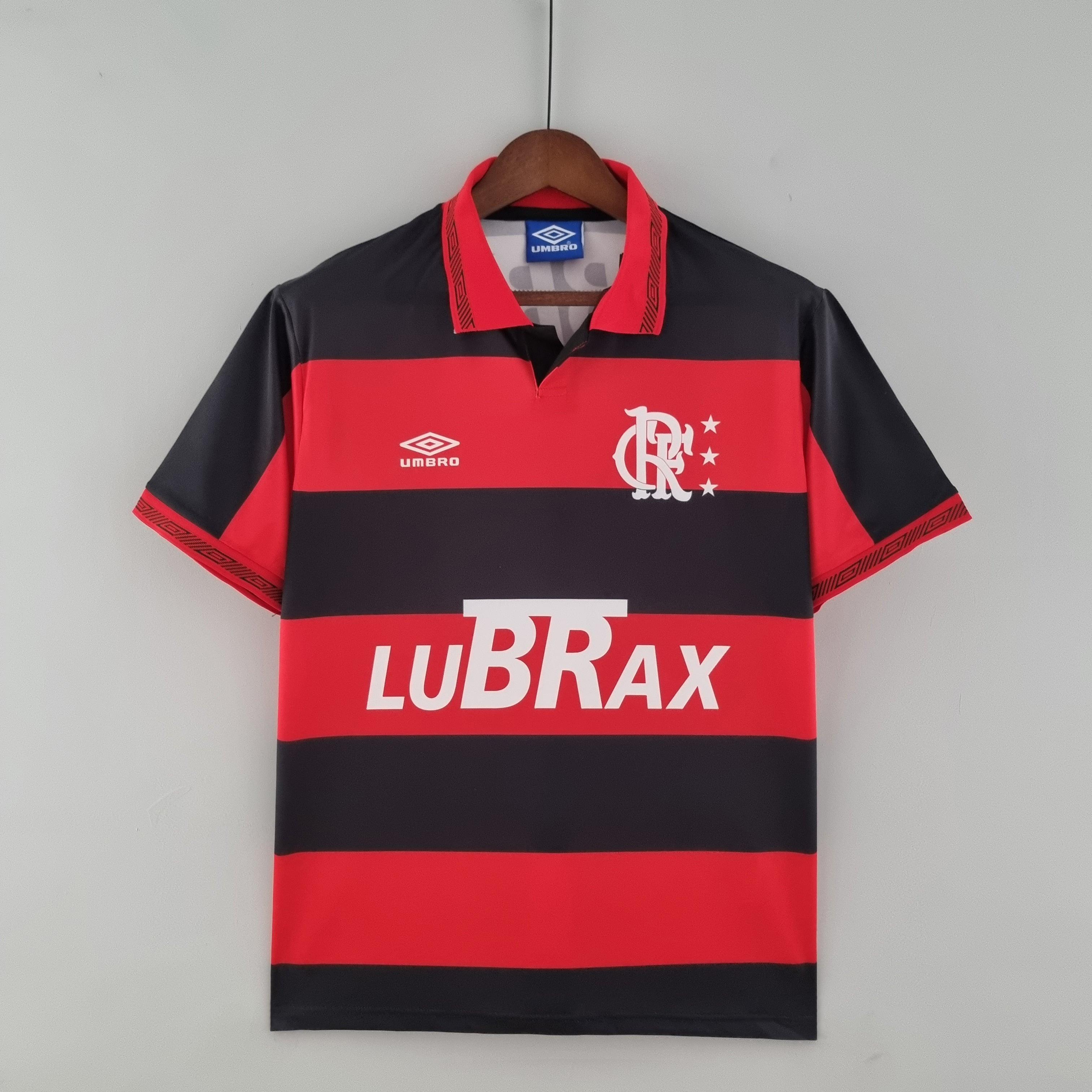Camisa Retrô Cr Flamengo 1992 / 93 1992 I 1992 Masculina