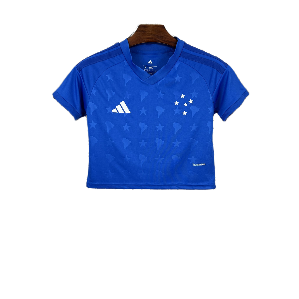 Camisa Cropped Cruzeiro Titular 2026/27 Feminina
