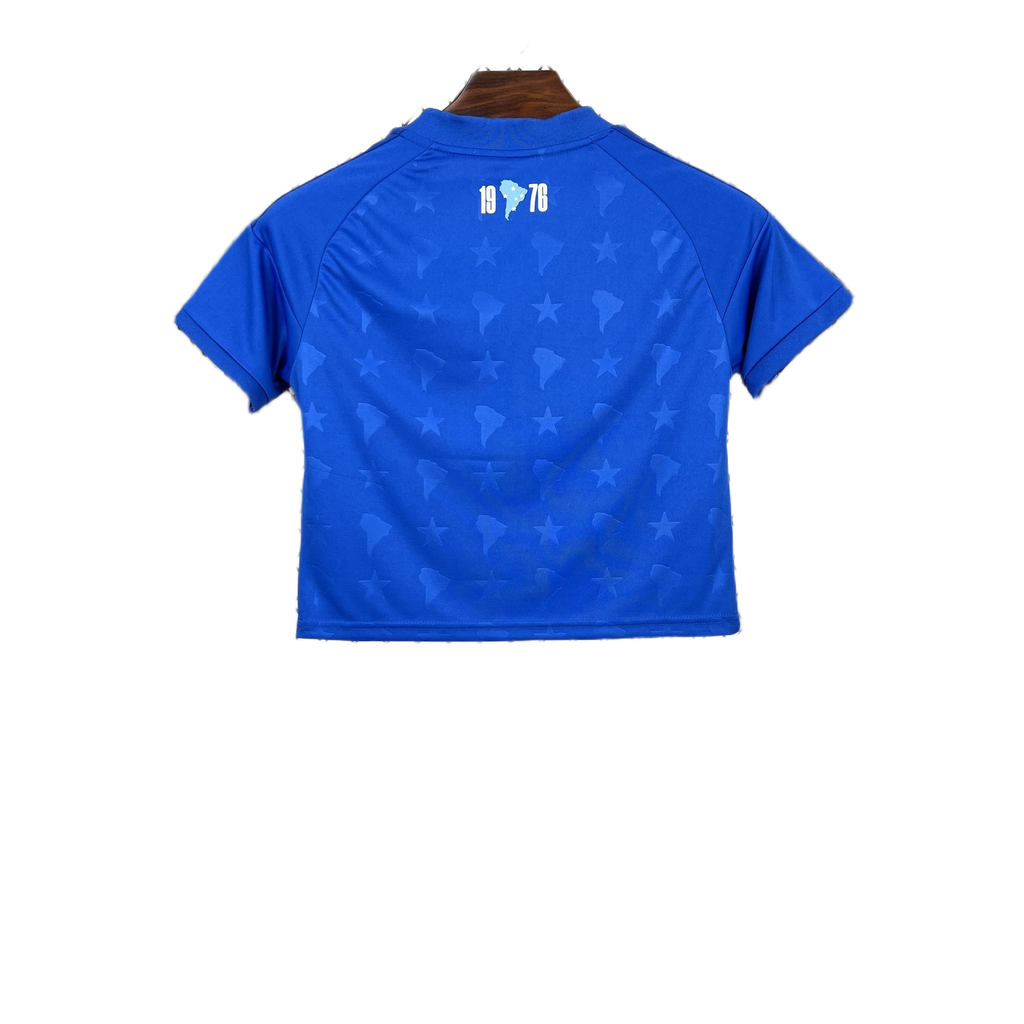 Camisa Cropped Cruzeiro Titular 2026/27 Feminina
