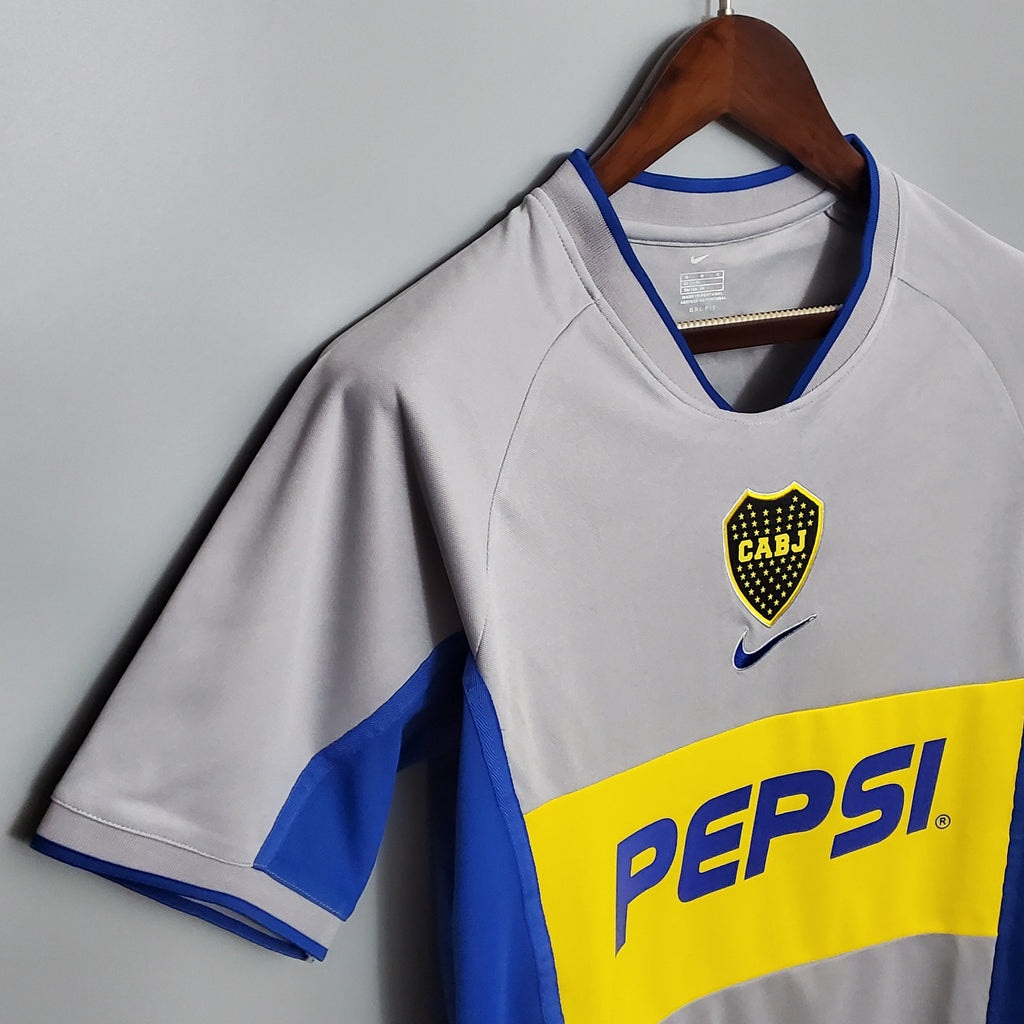 Camisa Retrô Boca Juniors II 2001 Masculina