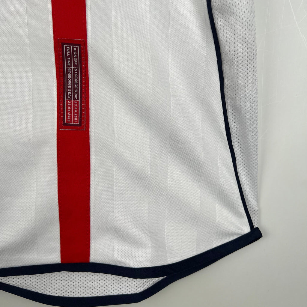 Camisa Retrô Inglaterra I 2002 Masculina