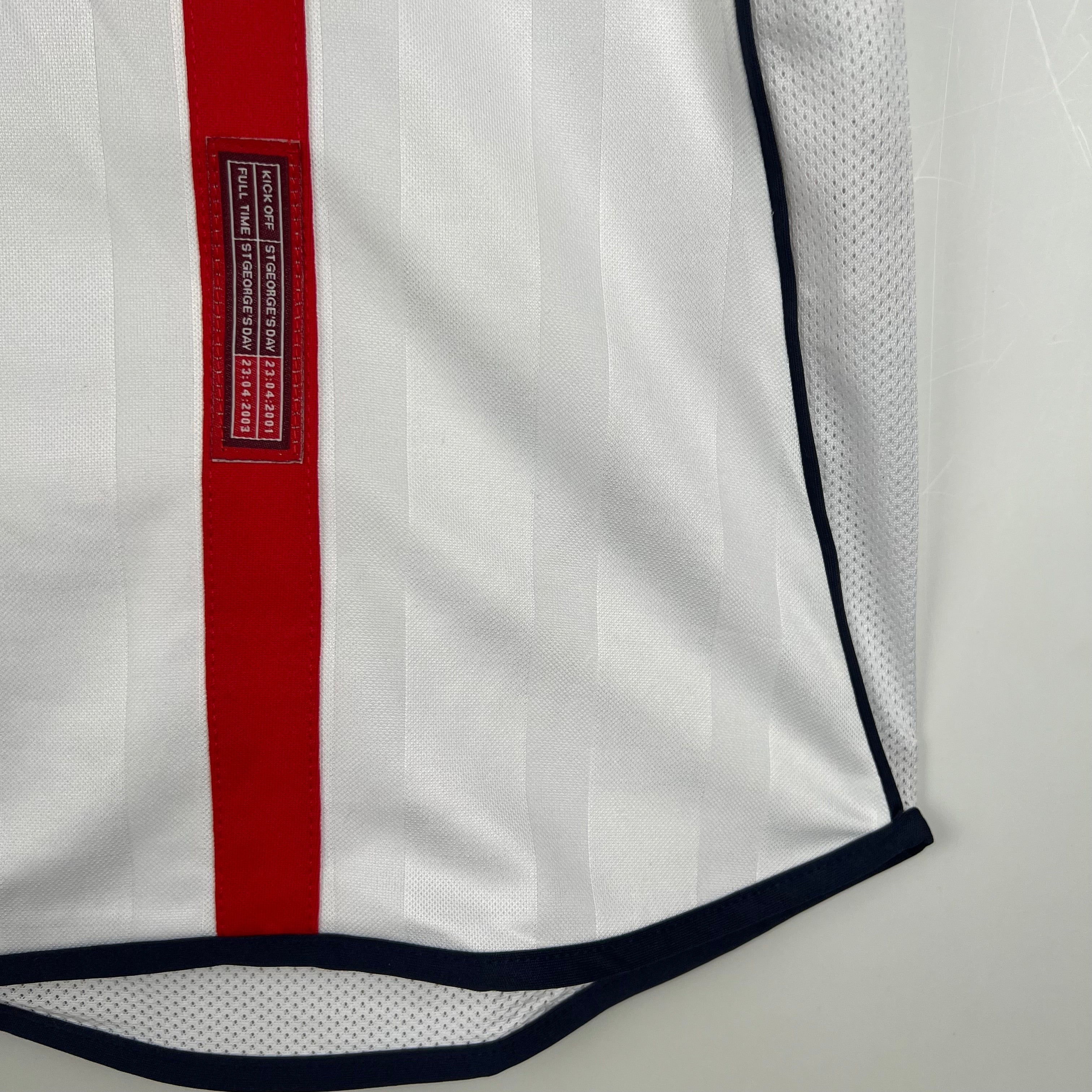 Camisa Retrô Inglaterra I 2002 Masculina