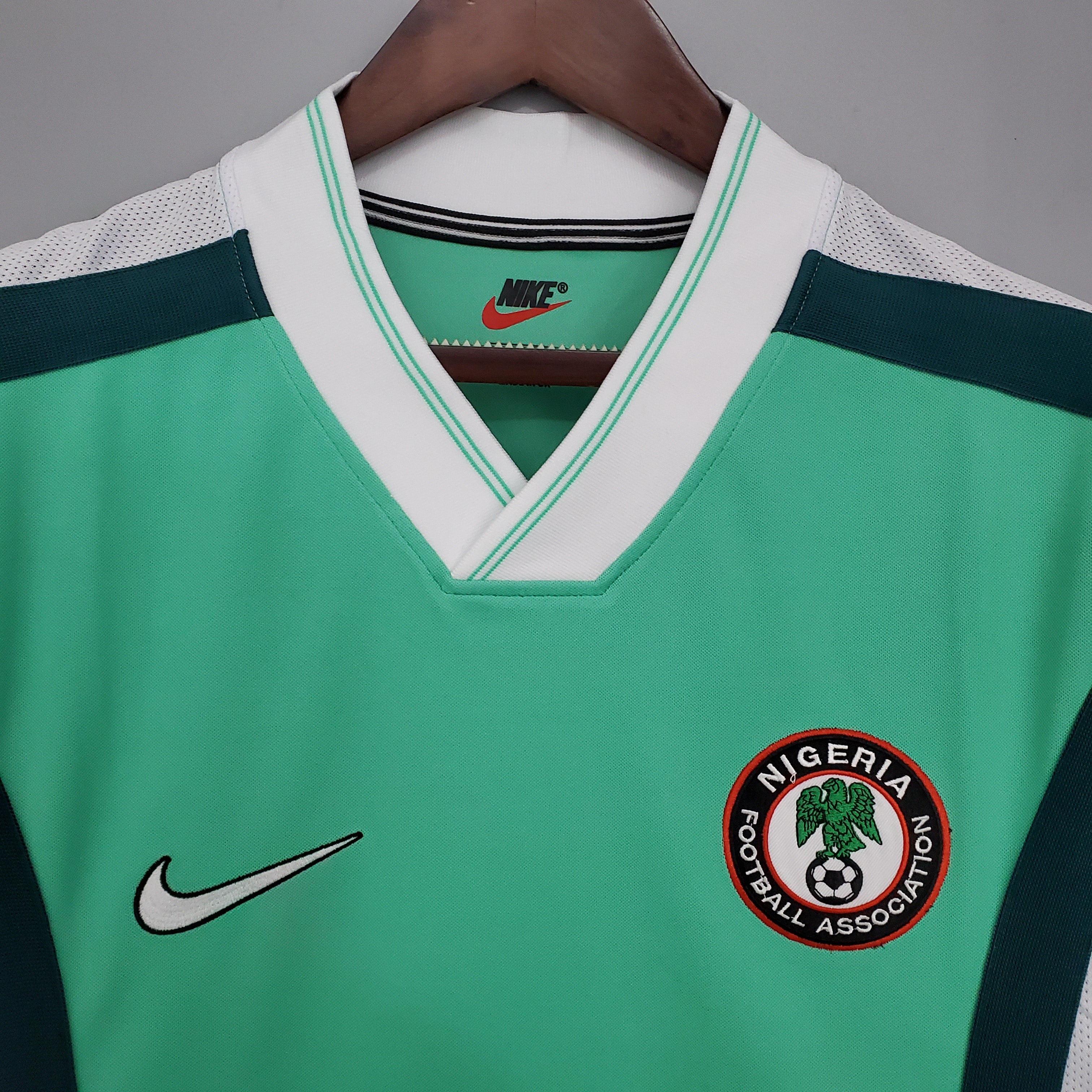 Camisa Retrô Nigéria I 1998 Masculina