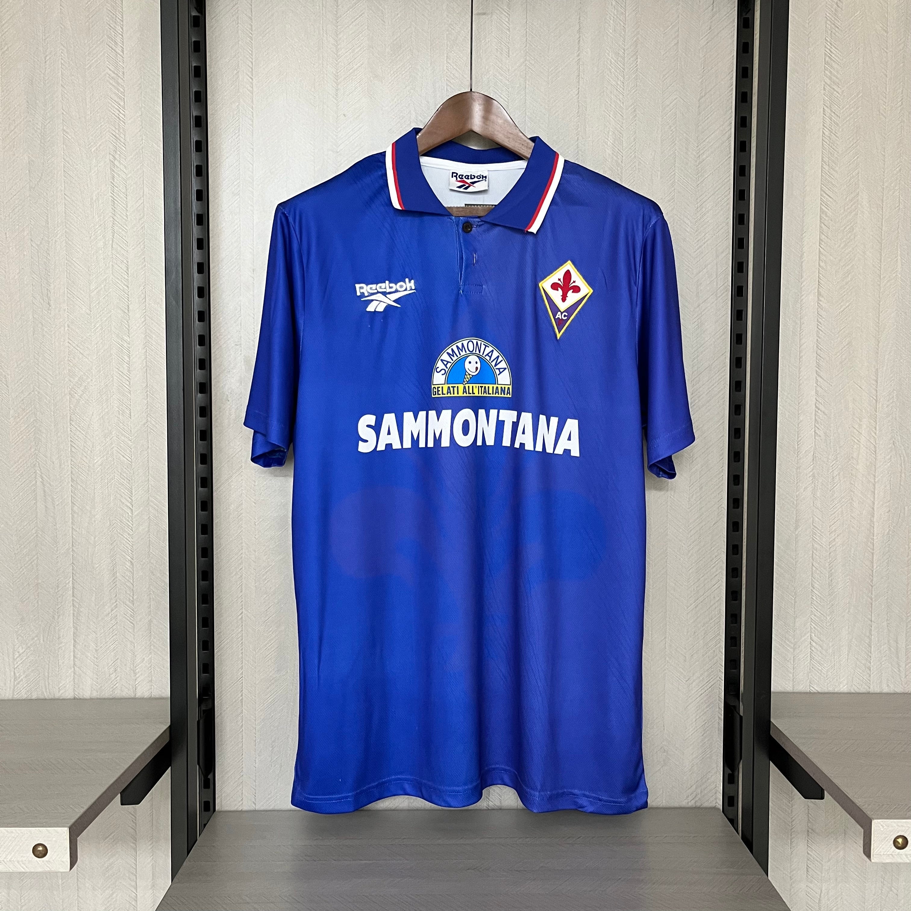 Camisa Retrô Fiorentina 1995 / 96 I 1995 Masculina