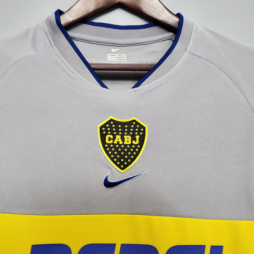 Camisa Retrô Boca Juniors II 2001 Masculina