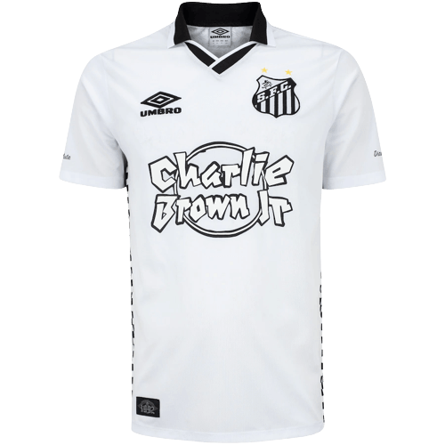 Camisa Santos Charlie Brown Jr. Dias Glória Masculina