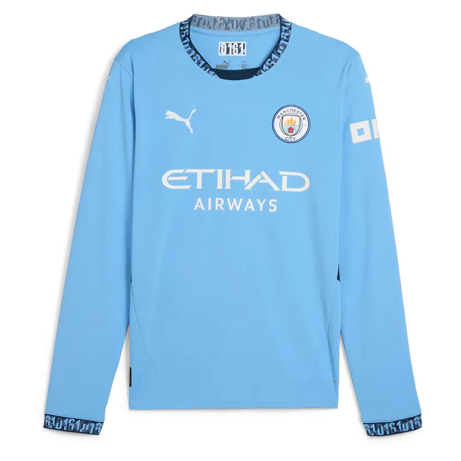 Camisa Manga Longa I Manchester City 2024/25 Masculina